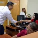 Recorre Rigoberto Mares oficinas de los trabajadores del Congreso del Estado