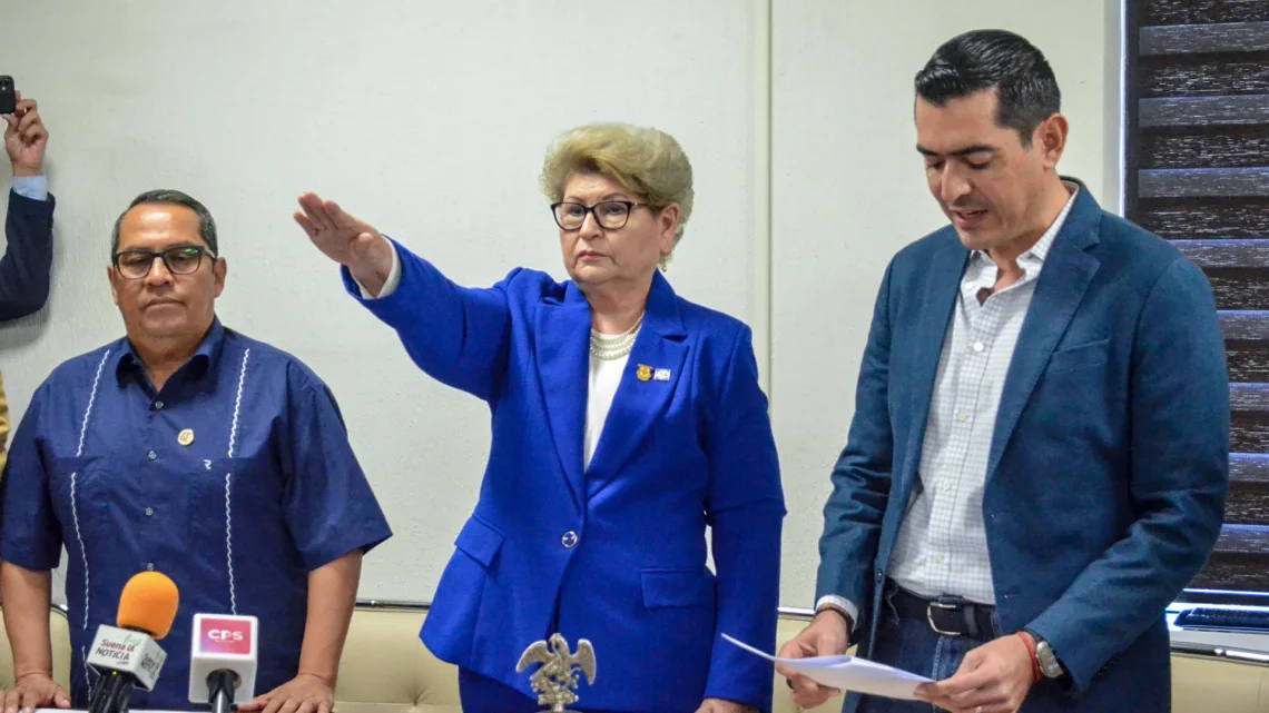 La diputada Blanca Belia Márquez tomó protesta como presidenta de la Junta de Gobierno y Coordinación Política (JUGOCOPO) en el Congreso del Estado