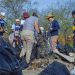 Setenta y seis voluntarios recolectaron 940 kilogramos de residuos en macro limpieza del estero HZ / Foto: Cortesía / Ayuntamiento de La Paz
